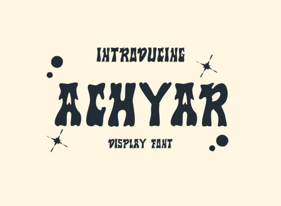 Achyar: A Clean Display Font for Small Business Branding