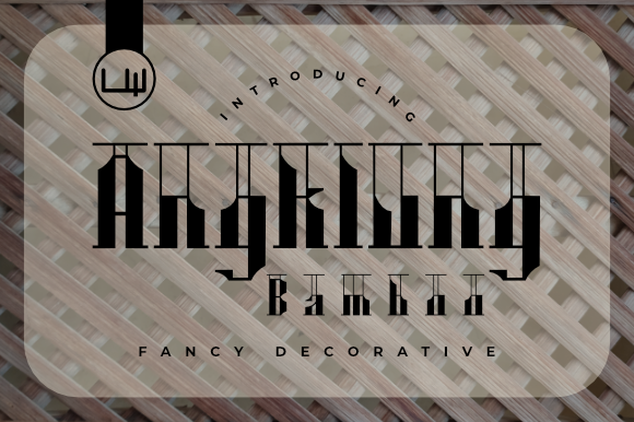 Angklung Bamboo: A Display Font That Cuts Through the Feed