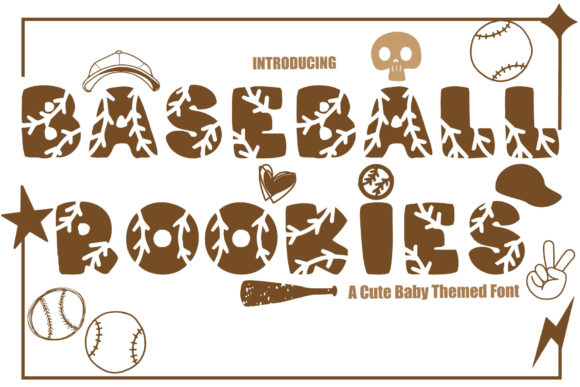 Baseball Rookies: A Playful Display Font for Handmade Labels & Printables