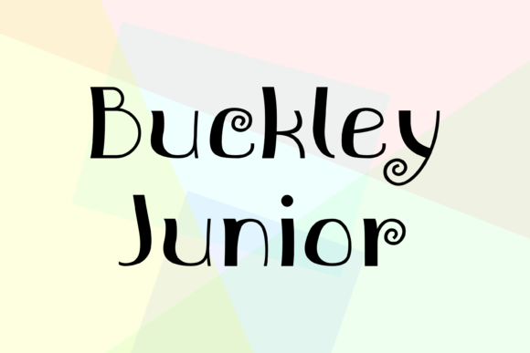 Buckley Junior: A Display Font That Makes Your Brand Feel Intentional