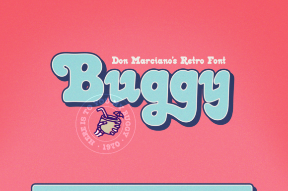 Buggy Font: A Bold, Retro Display Typeface for Small Business Branding