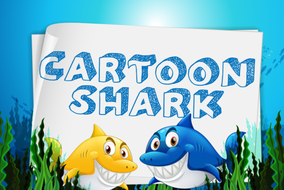 Cartoon Shark: A Playful Display Font That Makes Your Brand Feel Friendly