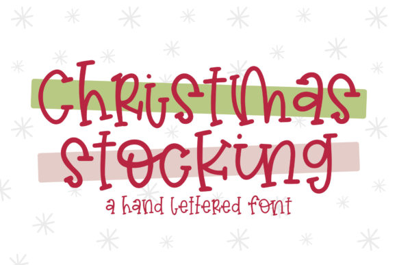 Christmas Stocking: A Playful Display Font for Editorial Charm