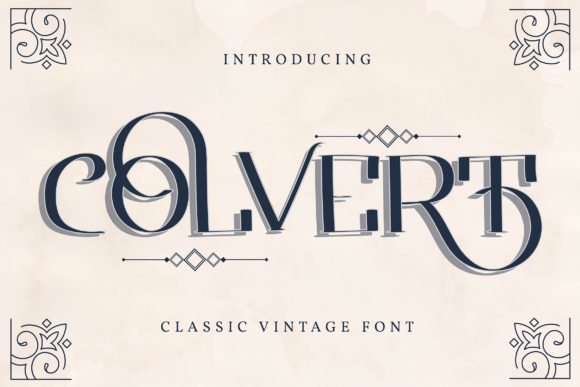 Colvert: A Display Font That Makes Your Headlines Instantly Recognizable