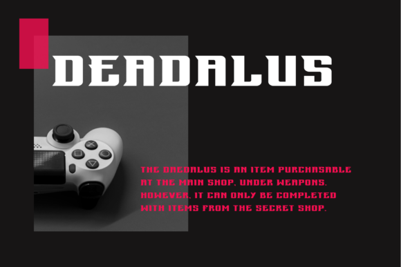 Deadalus: A Display Font That Makes Your Headlines Unmissable