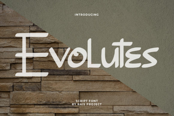 Evolutes: A Display Font That Makes Your Headlines Pop