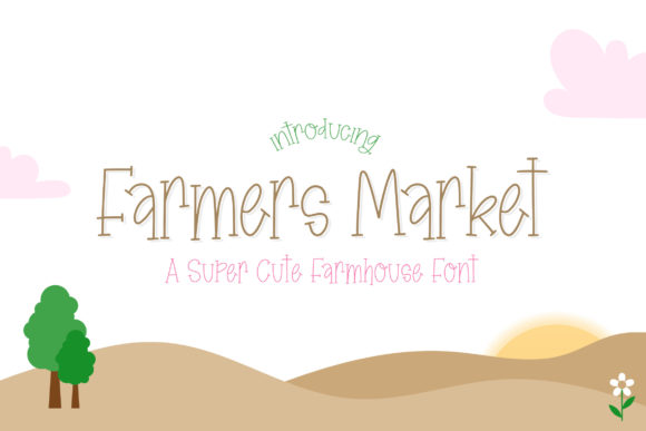 Farmers Market: A Display Font with Quiet Charm
