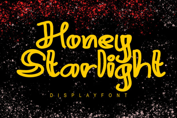 Honey Starlight: A Delightful Display Font for Digital Branding