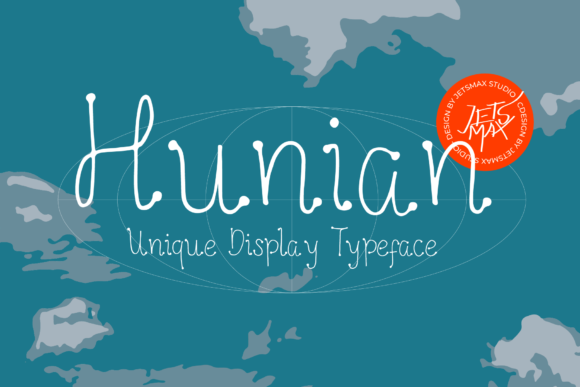 Hunian: A Clean, Modern Display Font for Digital Brands