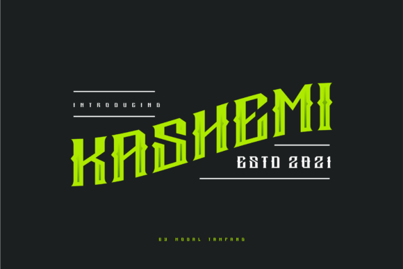 Kashemi: A Clean Display Font for Small Business Branding