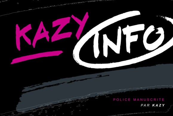 KAZYinfo: A Display Font That Brings Personality to Real Branding Work