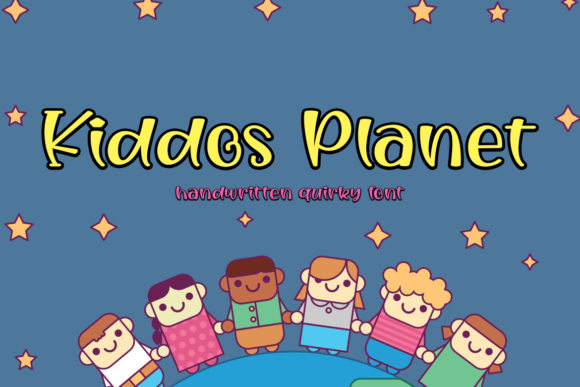 Kiddos Planet: A Cheerful Display Font for Digital Branding
