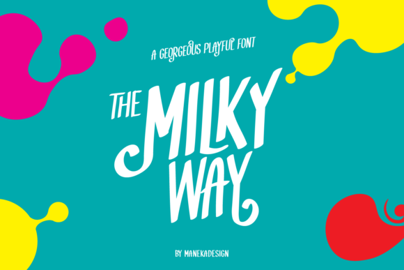 MilkyWay: A Playful Display Font for Scroll-Stopping Campaigns