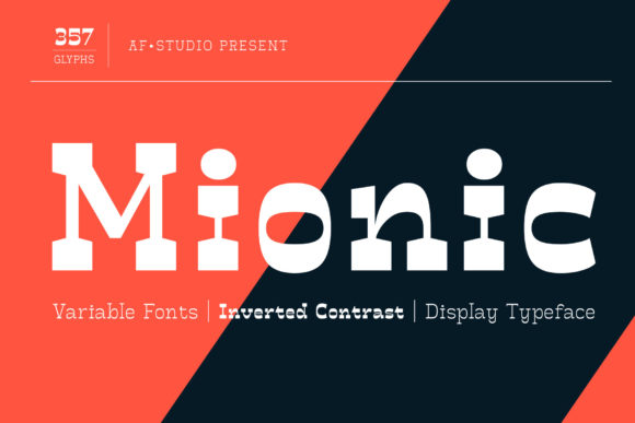 Mionic Display Font for Bold Campaign Headlines