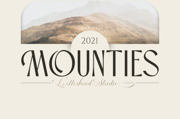 Mounties: A Display Font for Editorial Elegance