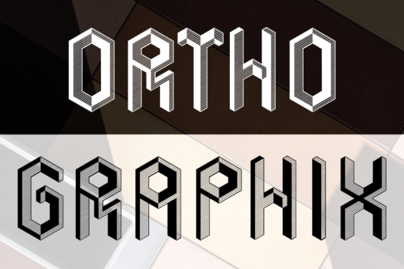 Ortho Graphix: A Bold Display Font That Builds Brand Trust