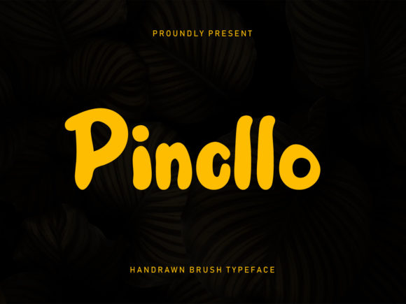 Pincllo Display Font: Whimsical Charm for Handmade Labels & Printables
