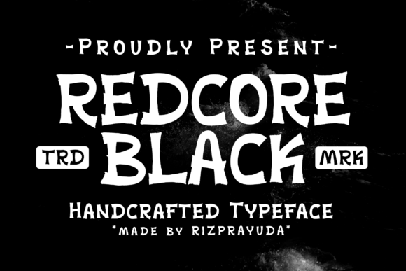 Redcore Black: A Display Font That Makes Your Brand Feel Real