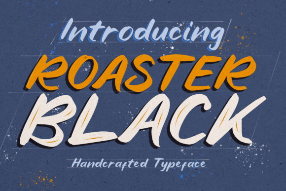 Roaster Black: A Bold Display Font for Digital Branding