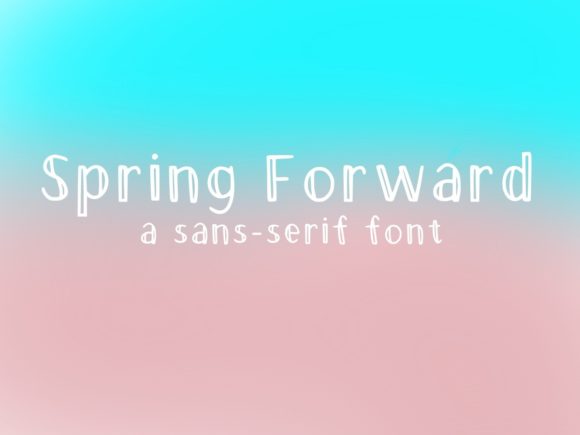 Spring Forward: A Refreshing Display Font for Digital Brands