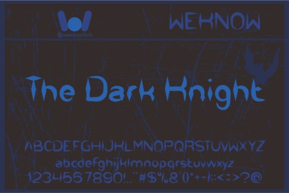 The Dark Knight Font: A Bold Display Typeface for Digital Branding