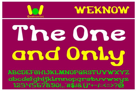 The One and Only Display Font for Handmade Creators