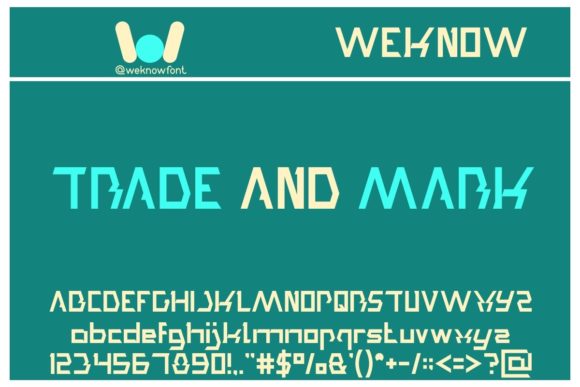 Trade and Mark: A Display Font That Earns Its Space