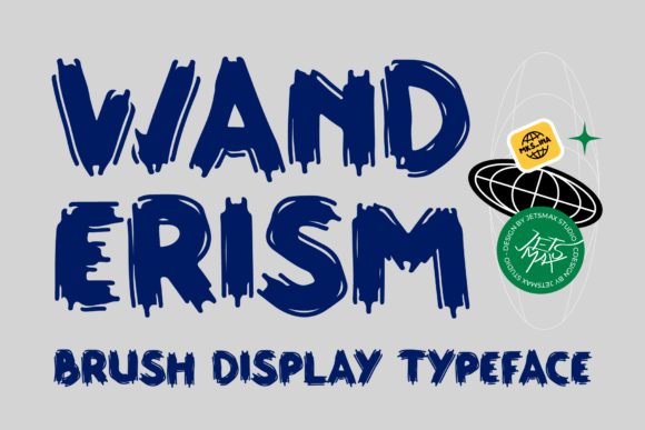 Wanderism: A Bold, Fresh Display Font for Small Business Branding